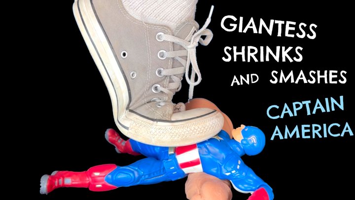 Giantess Shrinking Smashing And Trampling Captain America